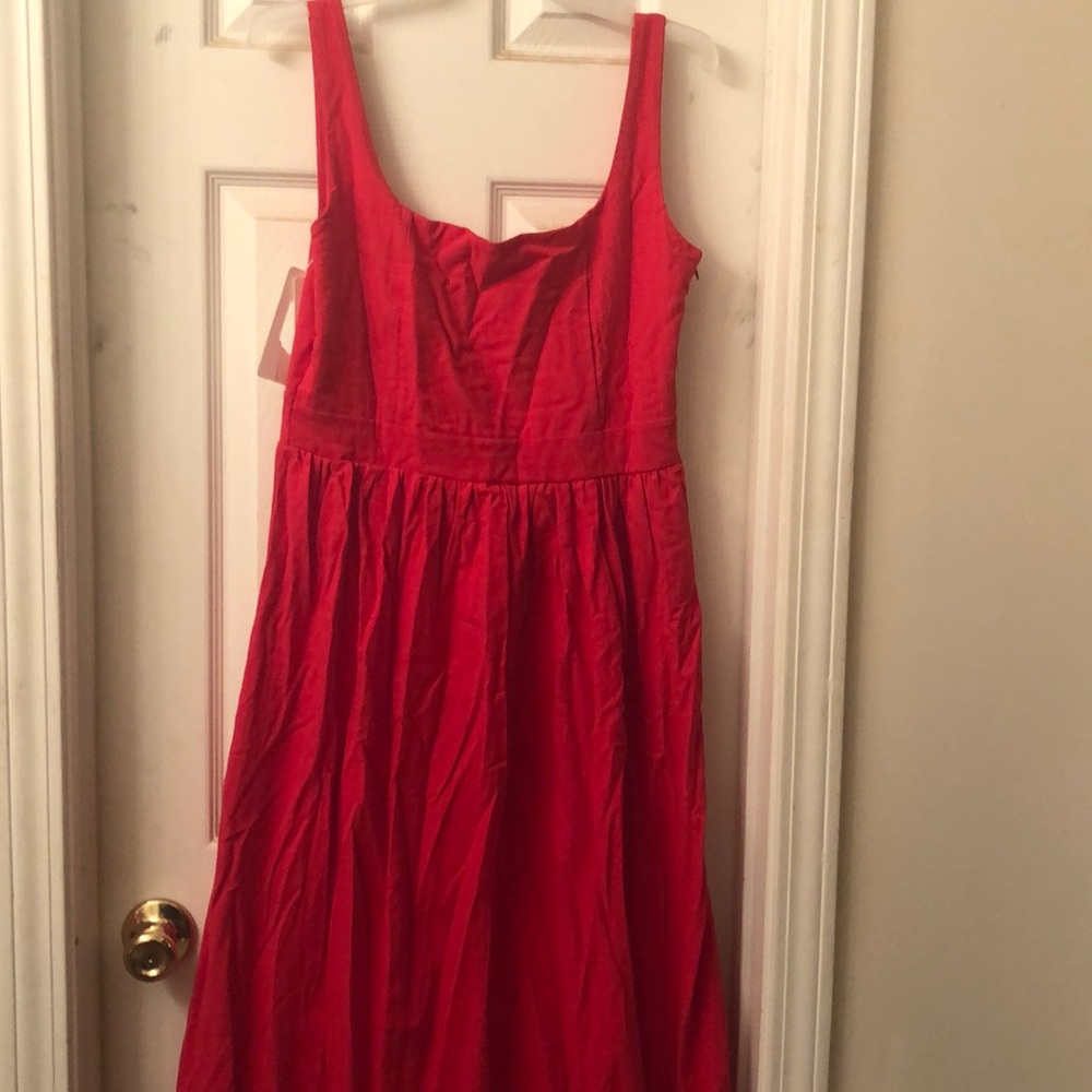 Red dress